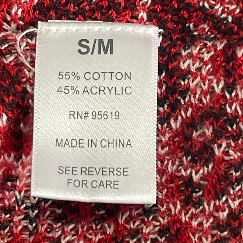 Fever Diamond Pattern Knit Poncho Size Women’s S/… - image 2